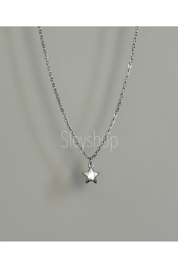 sleyshop Minimal Small Star Necklace
