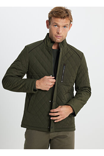 ALTINYILDIZ CLASSICS Ανδρικό παλτό Six Star Classics Khaki 4A1025100001_ΠΑΝΩ