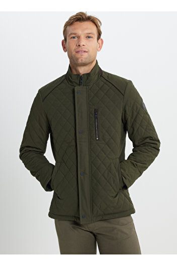 ALTINYILDIZ CLASSICS Ανδρικό παλτό Six Star Classics Khaki 4A1025100001_ΠΑΝΩ