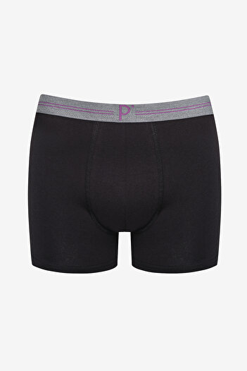 Penti Black Basic 3lü Siyah Boxer