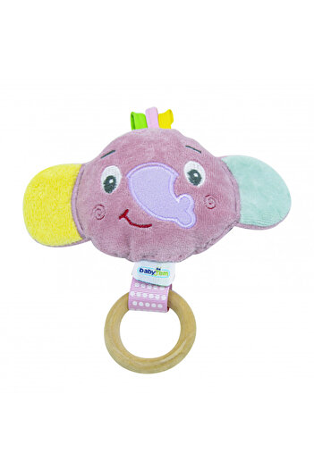 Babyjem Jucarie pentru bebelusi BabyJem Elephant Toy, Roz