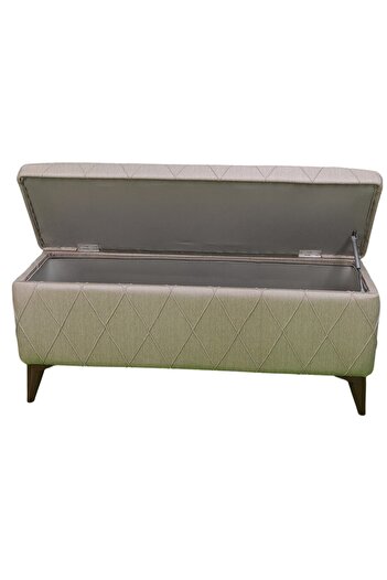 vavonni Sandıklı 120 Cm Nevrür Kapitone Puf Koltuk Retro Sandıklı A Kalite / 02