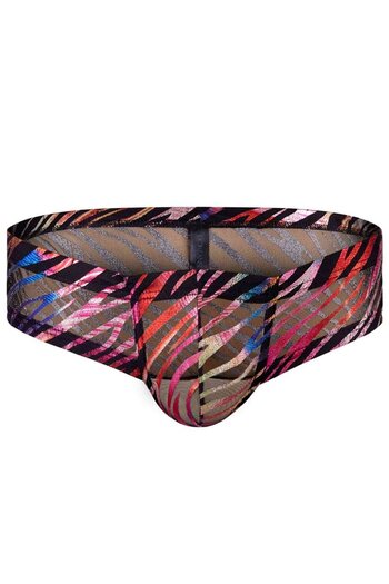 Doreanse Men's Rainbow Patterned Transparent Mini Boxers - 1587