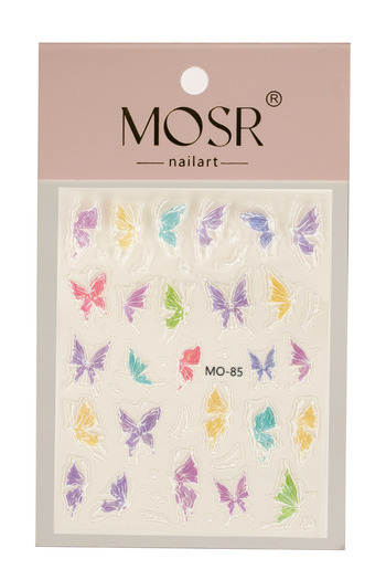MOZIUR Tırnak Sticker Süs Mo-85 Kabartmalı (KENDİNDEN YAPIŞKANLI)