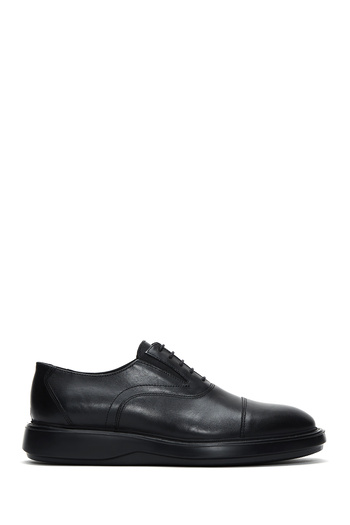 Derimod Black Leather Men's Casual Shoes - Lace-up, Model No: 24sfd640718