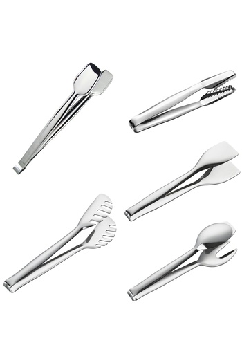 Nehir Simple 5 Piece Tongs Set