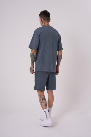 Machinist Ανδρικό μπλουζάκι Luxury Washed Basic Relaxed Ghost Cloudy