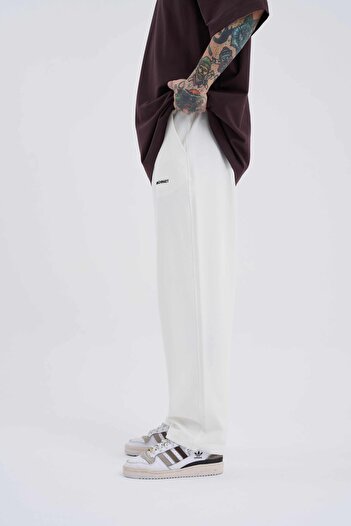 Machinist Men's Oversize Jogger - Ecru Sweatpants