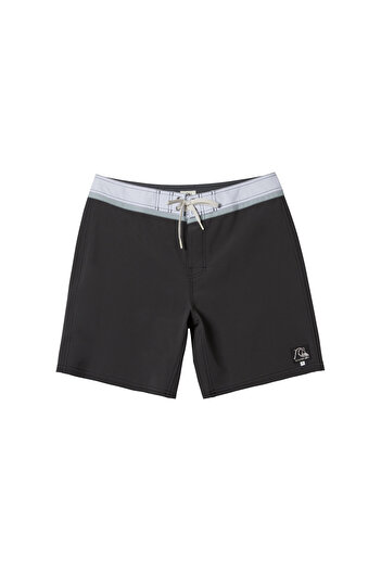 Quiksilver Ανδρικό πράσινο μπαούλο με ίσιο πόδι, μονόχρωμο, μέγεθος 18