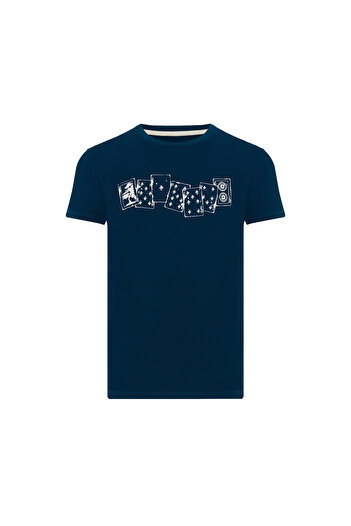 ROUTEFIELD Ted Ανδρικό Μπλε T-Shirt ΑΝΔΡΙΚΟ T-SHIRT RFTED23