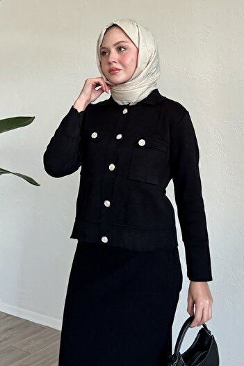 InStyle Black Suit with Skirt and Jacket