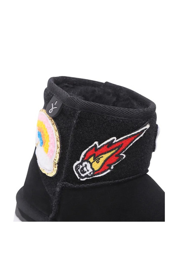 EMU Australia Wallaby Mini Play Unisex Children's Black Boots Unisex Children's Boots K12748