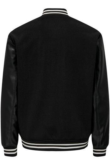 Only & Sons Onsjason Varsity Jacket Otw Black