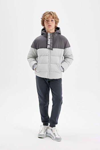 DeFacto Erkek Çocuk Mont C5509a8/gr253 Lt.grey