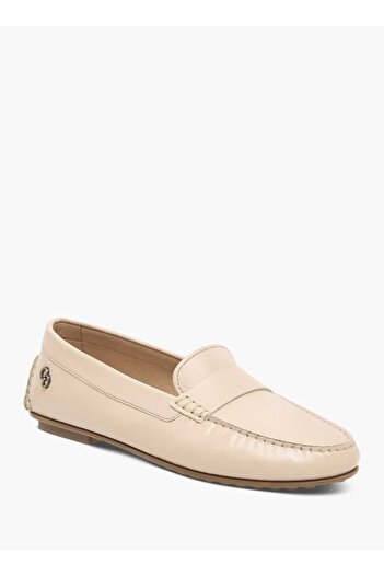 Celeste Women's Logo Accent Leather Slip-On Loafers