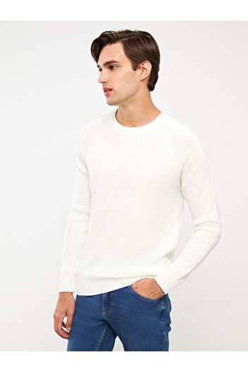 LC Waikiki Strickpullover für Herren – Langarm, Rundhalsausschnitt