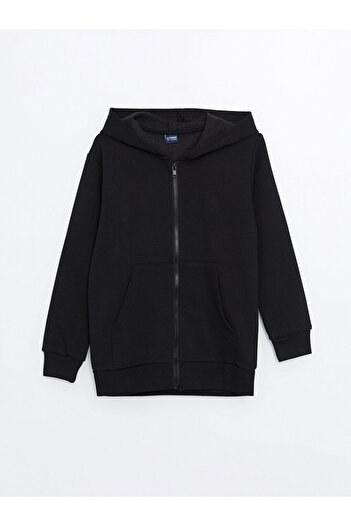 LC Waikiki Hooded Boy's Thick Zippered Sweatshirt
