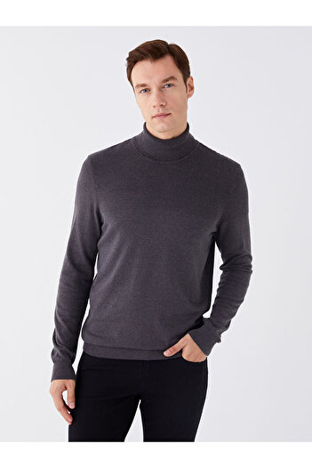 LC Waikiki Turtleneck Long Sleeve Men's Knitwear Sweater - W36711Z8