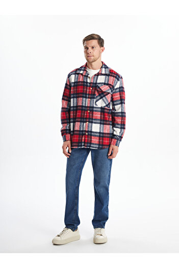 LC Waikiki Regular Fit Long Sleeve Plaid Men's Shirt