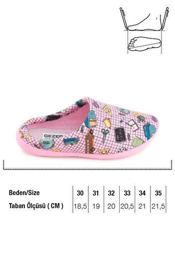 GEZER Girl's Winter Comfortable Sole Home Garden Gondola Slippers