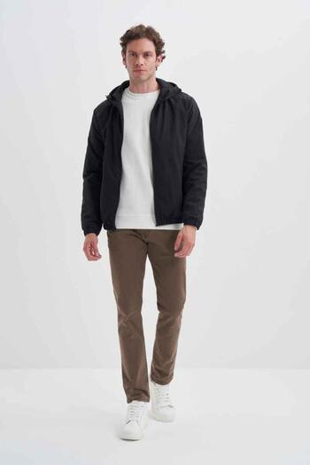 Cazador Men's Anthracite Basic Coat 1020