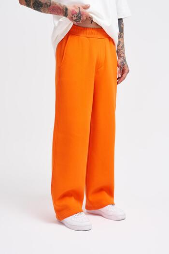Machinist Men's Baggy Oversize Orange Sweatpants