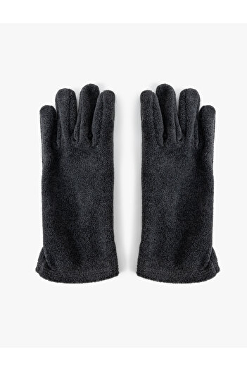 Koton Μανσέτες Fleece Glove με λεπτομέρεια από καουτσούκ