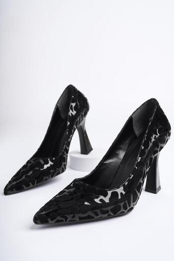 MUGGO Kuum Guaranteed Pointed Toe Women's Heeled Stiletto Shoes
