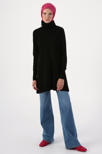 ALLDAY Black Turtleneck Knitwear Tunic