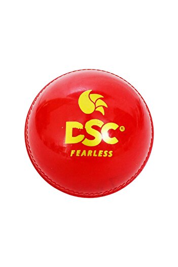 DSC Synthetic Tennis Cricket Ball | Red | Standard Size | Durable | Ideal for Training & Matches
