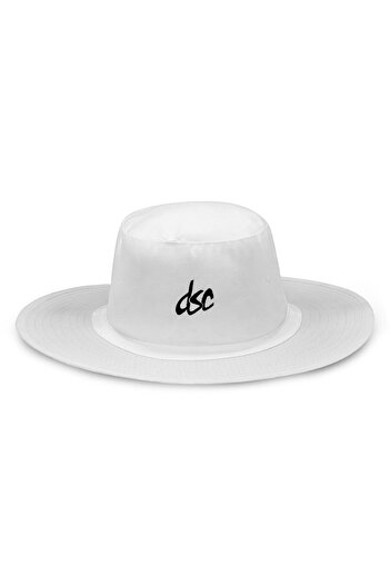 DSC Panama Atmos Round Cricket Hat | Color: White | Size: Medium| Maximum Sunlight Protection