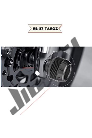 JİEKAİ Universal Ön Teker Koruma Takozu *siyah* A Kalite 1 Sınıf Malzeme Premium Ürün *KB-37