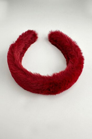 Modex Burgundy Plush Crown with Sponge