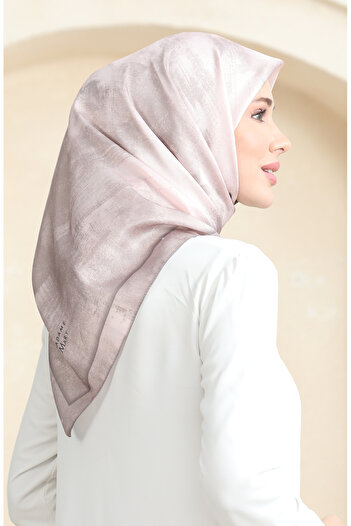 sefamerve 19095-39 Model Light Salmon Crystal Scarf