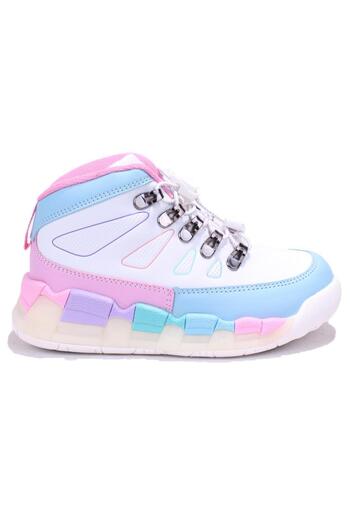 Vicco Ellen 946F24K417 White Orthopedic Daily Lighted Girl's Sports Boots