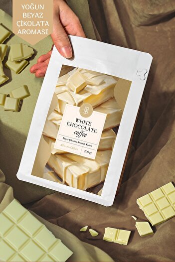Mim and More White Chocolate Coffe - Beyaz Çikolata Aromalı Kahve Filtre Kahve, 200 gr