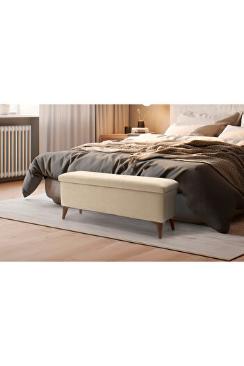 vavonni Sandıklı 120 Cm Puf Bukle Kumaş