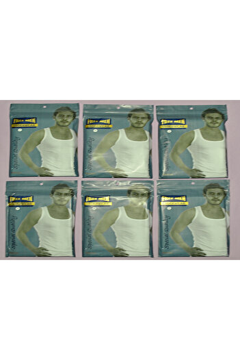 Şenay Freemen Men's Suspender Athlete Luxury Combed Cotton 6 Pack Economic Package Luxury Combed Cotton Good Quality and Convenient