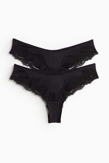 H&M 2-pack microfibre Brazilian briefs