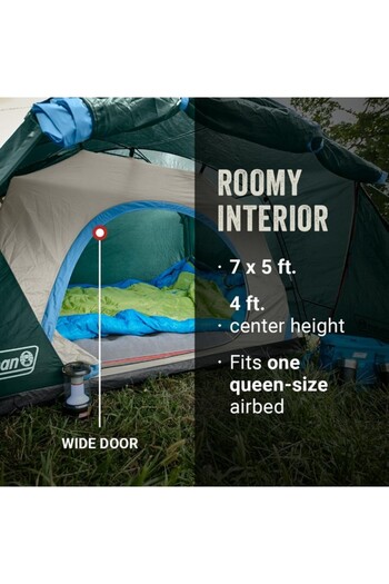 Coleman Skydome 2-Person Camping Tent with Full-Fly Vestibule