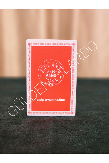 Kızılay A/30 Brick Playback 52 Game Paper (RED) Thick Paper