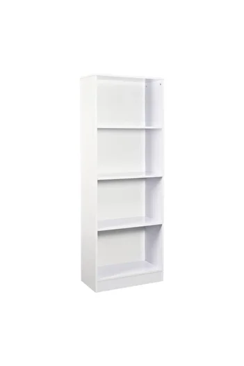 micasa Elegant Design 4-Tier Melamine Floor Standing Bookcase