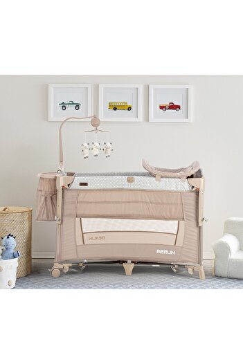 Prego Berlin Anne Yanı Bebek Oyun Parkı Yatak