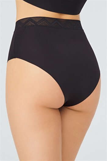 Cottonhill Basic High Waist Laser Cut Bikini Panties 3 Pack - 3