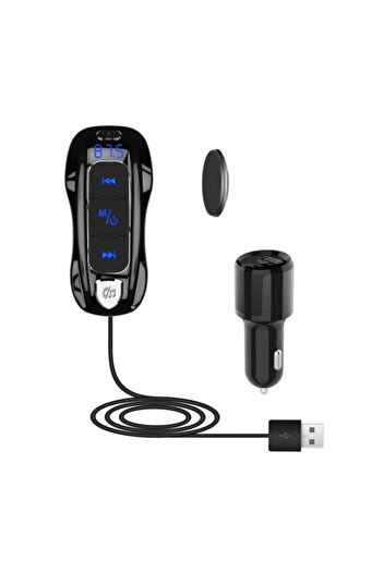 Wagan 5V/2.4A Slim and Sleek Hands-Free Bluetooth Car Charger