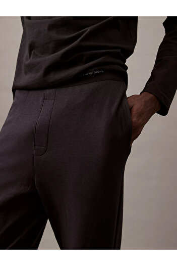 Calvin Klein Black Jogger Sweatpants - Men'S, Logo Detail, 000Nm2706E-Ub1