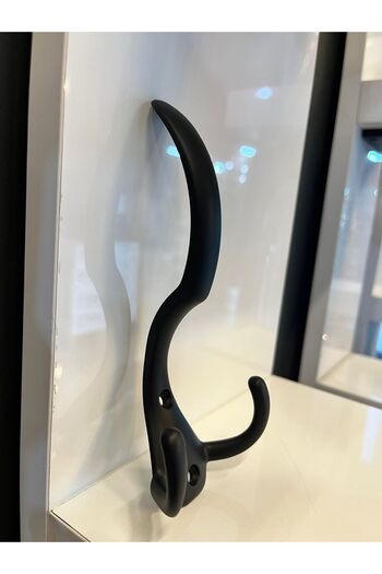 Taşkın Aksesuar Suport pentru haine din metal marin Suport pentru haine mare, negru mat, dulap, mobilier modern, vestiar