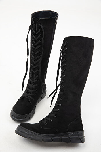 SOHO Suede Women's Boots 19977 - Black