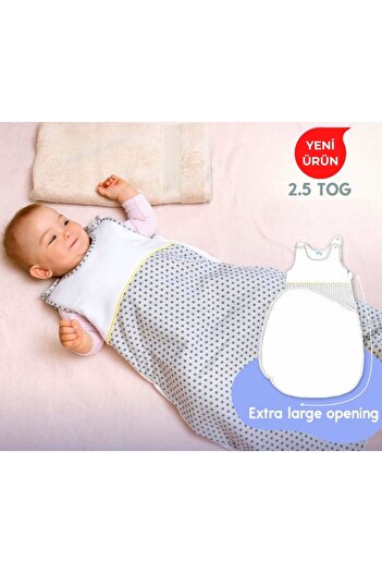 PAMUK HANIM Winter 2.5 Tog Sleeveless Baby Girl-Boy, Children's Cotton Combed Cotton Sleeping Bag Fox /grey