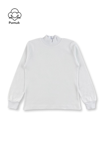 MK Mukko Kids Băieți Fete Unisex Copii Culoare Albă Tricou Badi cu mânecă lungă sezonier